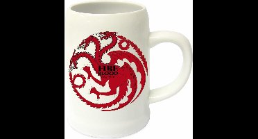 Game of Thrones - Bierglas - Wit - Keramiek - Targaryen