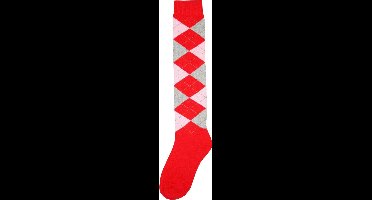 Kniekous RE rood/roze/grijs 35-38