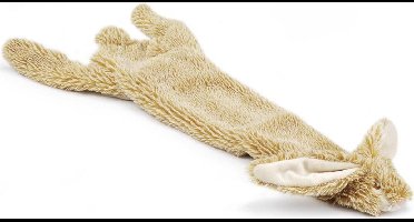 Beeztees Flatino Konijn - Hondenspeelgoed - Bruin - 52x15x3,5 cm