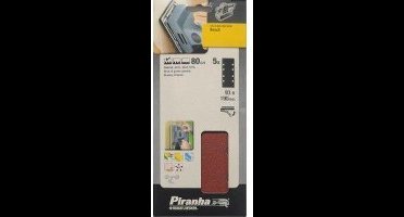 Piranha Schuurstroken 187 x 93 mm zelfhechtend, 80K 5 stuks X31582