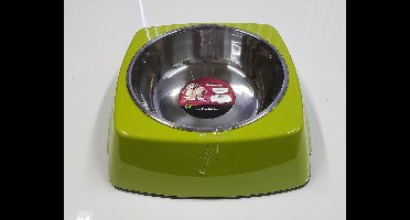 Voerbak Royal Vierkant Groen 22 cm