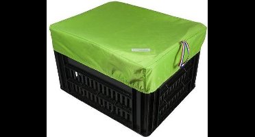 Afdekhoes voor Fietskrat en Boxen - Bescherm Je Spullen Tegen Weersinvloeden — Lime Groen Maat M