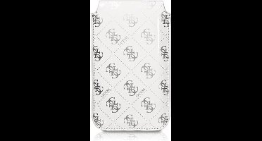 iPhone 4S/4 hoesje - Guess - Wit - Kunstleer