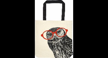 Moses Boodschappentas Uil 10 Liter Crème/zwart