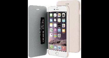 BeHello Book Case voor Apple iPhone 6/6S - Beige
