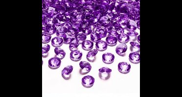 Tafel diamant paars 12mm