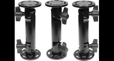 Pedestal mount 6", round mounting base