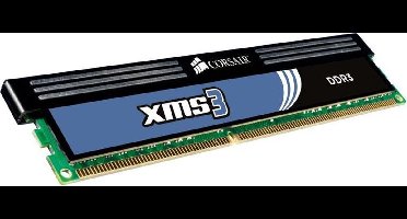 Corsair CMX4GX3M2A1600C9 DDR3-1600Mhz 4 GB geheugenmodule 2 x 2 GB 240-pin DIMM