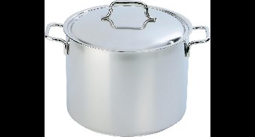 Demeyere Apollo Kookpan - met Deksel - Ø 24 cm - 8 L - Zilver