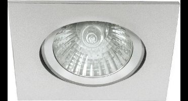 Eco-LED - Inbouwspot - Vierkant - Kantelbaar - Mat Aluminium