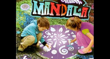 Outdoor Mandala van Versteeg® - Stoepkrijt - Buiten spelen - Krijt Mandala - Kids