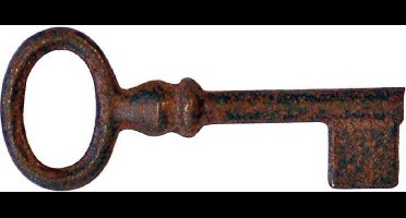 Meubelsleutel pijp 72x6mm ijzer roest