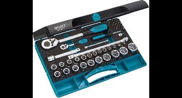 Hazet - Doppenassortiment met ratel 1/2 " 47-delig