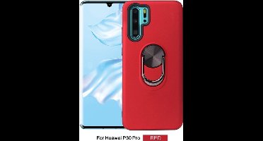 Hoesje Geschikt voor Huawei P30 Pro hoesje Shockproof Armor case - back cover – TPU – Rood