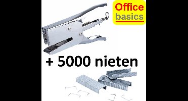 Niettang chroom - tot 40 vel + 5000 nietjes 24/6 - voordeelset