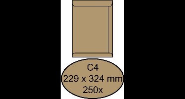 Akte Envelop C4 ZV Bruinkaft 180670