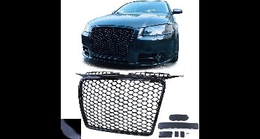 Passend Voor Audi A3 8P 05 t/m 08 Sport Grill Zonder Embleem Hoogglans Zwart Honingraat Quattro Look S3 RS3 Tsi Tdi Styling