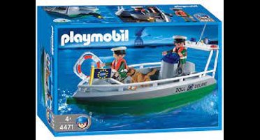 Playmobil Douaneboot kustwacht - 4471