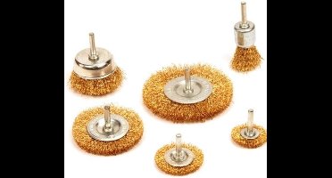 Topgear Staalborstelset 6 delig met stift