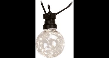 Lichtsnoer Binnen en Buiten Verlichting - Feestverlichting 50 led - Warm Wit - 7.5 meter lengte - 10 Lampjes