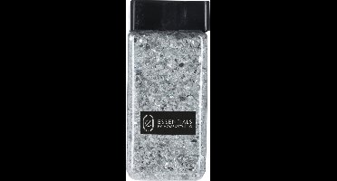 Decoratie steentjes/hobby steentjes - Zilver - 550 ml - 2/4 mm