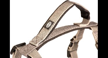 Duvoplus - Hondentuigje - Hond - Explor North Harnas Nylon M 40-50cm/15mm Taupe - 1st