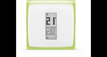 Netatmo Slimme Thermostaat Modulerend - Smart Thermostaat voor CV - Werkt met Google Home, Alexa & Apple Homekit - Draadloos - Wit