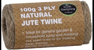 GARLAND 3 PLY NATUREL JUTE TOUW 100 GRAM