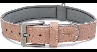 Beeztees Balacron Ax Halsband Hond - Kunstleer - Roze - 43-53 cm x 25 mm