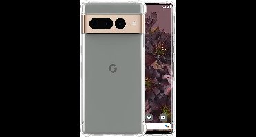 Hoesje geschikt voor Google Pixel 7 - Anti Shock Proof Siliconen Back Cover Case Hoes Transparant