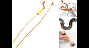 Drain Weasel Aqua Laser Afvoerontstopper – 360 Graden Draaibaar – 45 cm Lang