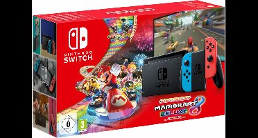 Nintendo Switch Console - Mario Kart 8 Deluxe - Blauw/Rood