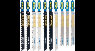 Irwin Metaal & Hout Decoupeerzaagblad Set 10stuks - 10505817