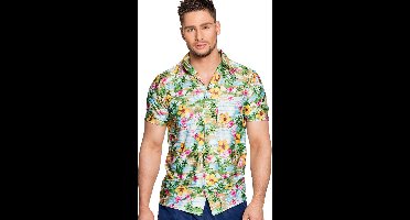 Boland - Shirt Paradise (L) - Volwassenen - - Hawaii - Themafeest - Carnaval