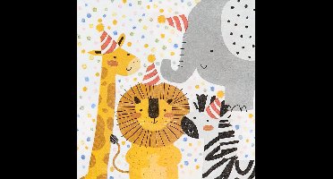 Boland - Set 20 papieren servetten Safari - Dieren - Dieren