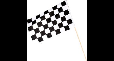 Boland - Polyester zwaaivlag Racing - Sport - Autosport - Racewagen - Autorace - Finish vlag