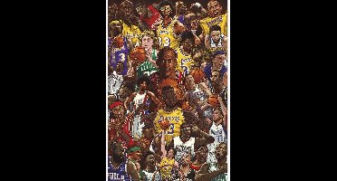 Basketbal poster - Michael Jordan - Dennis Rodman - Kobe Bryant - Sport - collage - 61 x 91.5 cm