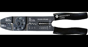Bernstein Tools for Electronics 3-0856 Krimptang Geïsoleerde kabelschoenen, Ongeïsoleerde kabelschoenen 1.5 tot 6 mm²