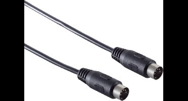 DIN 5-pins audiokabel / zwart - 1 meter