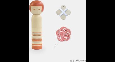 Cohana Kokeshi Doll speldenkussen set roze