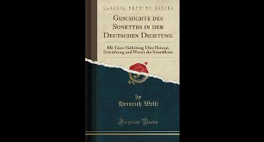Geschichte Des Sonettes in Der Deutschen Dichtung