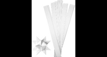 Vlechtstroken, L: 73 cm, d 11,5 cm, B: 25 mm, wit, 100 stroken/ 1 doos