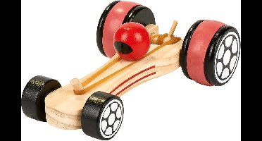 Moses Houten Raceauto Pull Back 17 Cm Blank