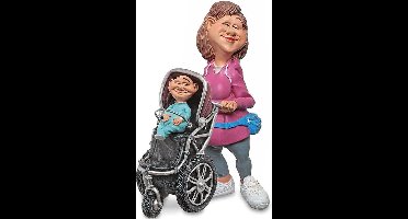 Beeldje - moeder - met - kinderwagen - Warren - Stratford