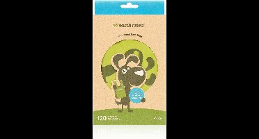 Earth Rated Eco Poepzakjes met Handvat Geurloos 120 zakjes