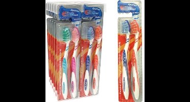 Tandenborstel Elina 2er flexident Kaart 18cm