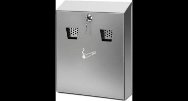 Asbak Wand Roestvrij Staal