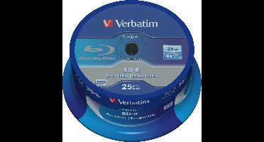 BD-R 25GB 6X WHITE BLUE SURFACE Spindle