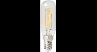 2 stuks Calex LED - Buislamp - 4,5W E14 - Helder 25x85mm - 2700K Dimbaar met Led dimmer