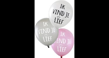 Ballon 6 x metallic 14 inch 3 ass Ik vind je